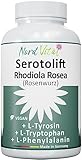 Serotolift® Original - Serotonin und Dopamin Vorstufen - Rhodiola Rosea, L-Tryptophan, L-Tyrosin, L-Phenylalanin, Chrom, Zink, Vitamine D3, B5, B6, B9 und B12 -Vegan - in Deutschland hergestellt