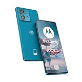 Motorola Moto Edge40 neo Smartphone (6,55'-FHD+-Display, 50-MP-Kamera, 12/256 GB, 5000 mAh, Android 13) Caneel Bay, inkl. Schutzcover + KFZ-Adapter [Exklusiv bei Amazon]
