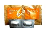 2 Tabl. für Hunde, professionelle effektive Entwurmung + 2 Dia DOG'N CAT Tabletten, diätetisches Mittel bei Durchfall, Wurmkur, Entwurmungsmittel Hund