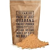 Vivarini Gemahlenes Guarana 1kg - Natürliche Stimulation, Reichhaltige Koffeinquelle, Zusatz für Aufgüsse - Tee und Mate Tee, Guarana Pulver aus Brasilien