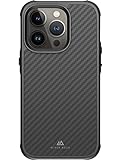 Black Rock - Hülle Carbonhülle Robust Case Real Carbon Passend für Apple iPhone 14 Pro I Karbon Handyhülle, Fiber Cover (Carbon Schwarz)