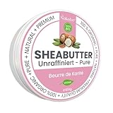 Sheabutter Bio - Unraffiniert - Pure - Premium Qualität, 100g in Aludose- Nakobe