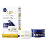 NIVEA Q10 Tag & Nacht Set, Anti-Falten Pflegeset für sichtbar straffere Haut und gemilderte Falten in 7 Tagen, Q10 Gesichtspflege Set mit Schutz vor UVA/ UVB-Strahlen