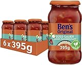 BEN’S ORIGINAL Ben's Original Sauce Süß-Sauer Ohne Zuckerzusatz, 6 Gläser (6 x 395 g)