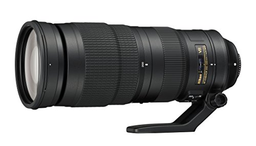 Nikon AF-S NIKKOR 200-500mm f/5.6E ED VR Super Telezoom Objektiv im FX-Format, schwarz [Nital Card: -