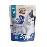 Riga - Rigalit Crystal - Absorbierendes Katzenstreu Mineralischen Ursprungs - Kieselgel - Absorbiert Gerüche - verhindert Bakterienwachstum - 2,2 kg