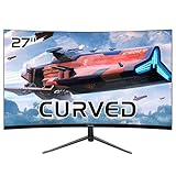 Prechen 27 Zoll Ultra-Thin Bezel Curved 165Hz/144Hz Gaming Monitor, VA,1800R,Computer Display FHD 1920x1080P PC Bildschirm,DisplayPort,HDMI, USB,AMD FreeSync Premium, 2ms,3000:1,Eye Care,VESA