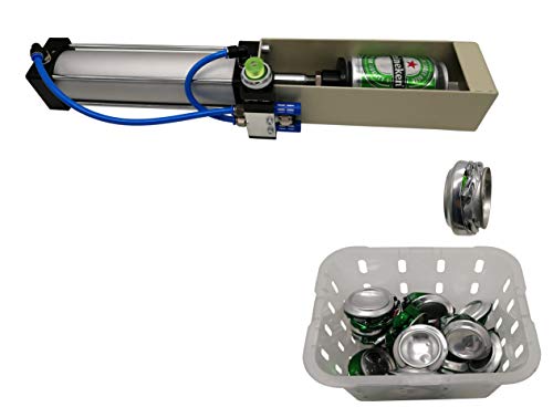 Druckluftzylinder-Dosenzerkleinerer, robust, effizient, für Limonadenbier, umweltfreundliches Recycling-Werkzeug für Aluminiumdosen (manuelles Knopfventil)
