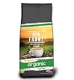 Der-Franz Kaffee BIO Crema, Intensität 4/5, 100% Arabica, ganze Kaffeebohnen, 1000 g
