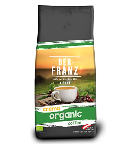 Der-Franz Crema-Bio-Kaffee UTZ, ganze Bohne, 1000 g