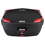 Givi B37N Blade Monolock Topcase mit Platte, Schwarz, TU EU