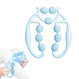 WAWJ® Beinmuskel Massagegerät, Bein-Cellulite-Massagegerät-Roller, Bein-Muskel-Fuß-Massagegerät-Roller, Neue tragbare Bein-Massagegerät Für Zuhause, Büro, Fußmassage Fersensporn (Blau)