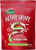 Yokebe Pulver, ACTIVE SHAPE Strawberry Swirl - Mahlzeitersatz für eine gewichtskontrollierende Ernährung - Diät-Drink mit hohem Proteingehalt und Erdbeer-Geschmack - 250 g = 10 Portionen, gluten free