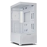 NOX XTREME PRODUCTS Hummer Vision White - Semitower ATX | M-ATX, Seiten- und Frontscheibe aus gehärtetem Glas, Platz für 5 Lüfter, Kompatibel mit Grafikkarten bis zu 300mm, USB 3.0, Weiß