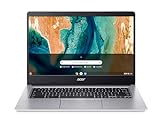 Acer Chromebook 314 (CB314-2H-K17E) Laptop | 14' HD Display | MediaTek Octa-Core ARM Cortex A73/A53 (MT8183) | 4 GB RAM | 64 GB eMMC | Mali-G72 MP3 GPU | Google ChromeOS | Silber