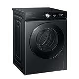 Samsung WW11DB7B34GBU2 Bespoke Waschmaschine, 11 kg, 1.400 U/min, Extra energiesparend, EEK: A (-20%), AI Ecobubble, SuperSpeed 39 Min, AI Control, SmartThings App, AI Energy Mode, Schwarz