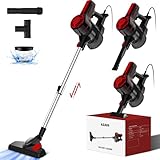 Authmic 20000Pa/500W Staubsauger mit Kabel, 5 Meter Kabel Vacuum Cleaner, mit H13 HEPA-Filter für Harte Böden/Tierhaare/Teppich