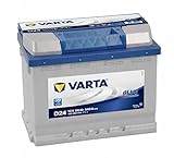 Varta D24 Blue Dynamic Starterbatterie für Passenger Car, 5604080543132 12V 60Ah 540A