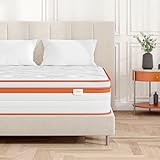 TeQsli Matratze 140x200cm – Gel Memory-Schaum & Individuelle Taschenfedern, 25cm Höhe, H3 H4, ergonomische 7-Zonen Federkernmatratze zur Linderung von Druck- & Rückenschmerzen, Öko-Tex & CertiPUR