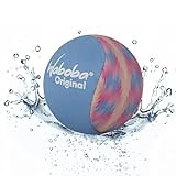 Waboba Original Wasserhüpfball - Wasserfestes Strandspielzeug, Poolspiele für Kinder & Erwachsene, Outdoor-Spaß - Blue Geometric (5,6 cm)