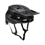 Fox Racing Speedframe Helmet Solid - Unisex - Fahrrad Helm, hervorragender Schutz, optimale Belüftung, Perfekter Sitz,Black,M