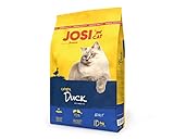 JosiCat Crispy Duck (1 x 10 kg), Premium Trockenfutter für ausgewachsene Katzen, Katzenfutter, powered by JOSERA, 1er Pack