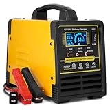 12V 24V Heavy Duty Blei-Säure-Batterieladegerät, 0-15A Smart Automatic Battery Maintainer, Trick Charger with Repair, Auto Shut-Off, Winter and Summer Mode for Car,