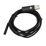 Schlangenkamera, 640 X 480p 360 ° Rotatable Boorscope Camera 6 Einstellbare LED -Leuchten für Telefon (Schwarz 10m / 32.8ft Hardwire)