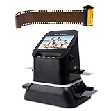 GEHPYYDS Digitaler Film- und Diascanner, Filmdigitalisierer-Konverter, unterstützt 5 Filmformate, 120 hohe Auflösung, Digitalkonverter 1080p auf 35 mm, 135, 126, 127 Negative und Dias