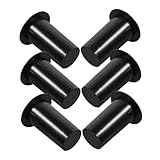 Kisangel 6 Stück Mikrofonständer Mikrofonteile Plastikmikrofonhalter Mikrofon Zubehör Mikrofonbasis Tischmikrofonhalter Kunststoffständer für Mikrofon Black