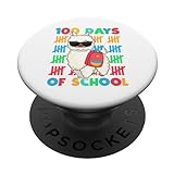 Lama Teacher's 100 Days of School Grand Celebration Cute PopSockets mit austauschbarem PopGrip