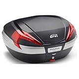 Givi V56NN Maxia 4 Monokey Topcase in Carbon Optik Roten Reflektoren