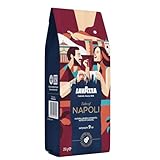 Lavazza, Tales of Napoli, Kaffeebohnen, Ideal für Espresso-Kaffeemaschinen, mit Aroma Noten von Kakao und Karamell, Arabica und Robusta, Intensität 9/10, Dunkel Röstgrad, 250 g