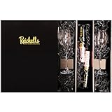 2 x Moet & Chandon Imperial Rose Champagner mini 0,2 l 12% + 2 x Reichelts Champagnerglas als Geschenkset in Präsentbox by Reichelts