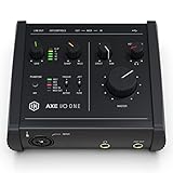 IK Multimedia AXE I/O ONE, Kompaktes USB-Gitarren-Audio-Interface mit einstellbarer Eingangsimpedanz für erweiterte Klanggestaltung. USB-C-Anschluss. TONEX SE und AmpliTube 5 SE im Lieferumfang