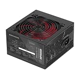 Mars Gaming MPIII550, PC ATX 550W Netzteil, 5 Jahre Garantie, Silent AI-RPM Technologie, 85% Wirkungsgrad, Schwarz