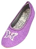 Beck Mädchen Schmetterling Gymnastikschuhe, Violett, 27 EU