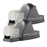 ROSHIELD Mausefalle mit berührungslosem Fang und Freisetzung, 2 Piece Mausefalle mit sauberem, berührungslosem Fang und Freisetzung.