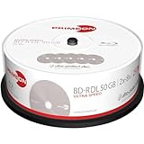 PRIMEON BD-R DL 50GB/2-8x Cakebox (25 Disc) Ultra-Protect-disc Surface