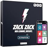 Zack Zack - wer gewinnt, verliert! - Trinkspiel mit App - Brettspiel - Mehr als 1000 Aufgaben - Partyspiel - Saufspiel - Geschenkidee