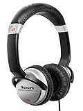 Numark HF125 - professioneller DJ Kopfhörer mit 2m Kabel und 40 mm Lautsprechern für besseren Frequenzgang und geschlossenen Ohrmuscheln für optimale Abschirmung, Schwarz