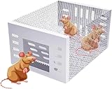 Rattenfalle, Trampas para Ratas Y Ratones Continuous Cycle Mausefalle Rattenfangkäfig Mäusekiller Automatisches Indoor-Outdoor-mausfangwerkzeug, 1pcs