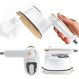 Steamer Dampfglätter & Bügeleisen 2-in-1 Trockene & Nassanwendung, 3 Dampfstufen, 120ml Wassertank – für Zuhause, Büro, Reisen Design Compact