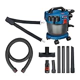 Bosch Professional 18V System Industriestaubsauger GAS 18V-10 L (inkl. 1,6 m Schlauch, 3 Verlängerungsrohre, ohne Akku/ Ladegerät)
