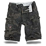 Trooper Cargo Shorts Lightning Edition - blackcamo L