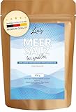 Lessig | Meersalz fein - 900g - mediterranes feines Salz - ohne Zusätze - ohne zugesetztes Jod - ohne Rieselhilfen