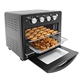 Backöfen 25L 80-230℃ 10-60min Elektrobackofen Back & Grill Ofen mit Backform，Drahtgitter,Multifunktion Pizza-Ofen