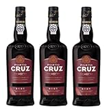 3x 0,75l - Porto Cruz - Ruby Port - Vinho do Porto D.O.P. - Portugal - Portwein süß