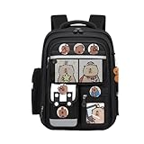 KMGDM Capybara Cartoon-Rucksack, geräumig und bequem, Schultasche, lässiger Tagesrucksack, Reisetaschen für Schule und Aktivitäten, Wie abgebildet., 39x28x18cm
