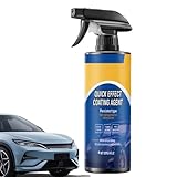 Keramik Auto Beschichtung Spra - Quick-Acting Coating Agent Spray | Three in 1 Hochschutz Keramik-Versiegelungsspray | Finish-Regeneration Autos Kratzer Entferner Für Fahrzeuge